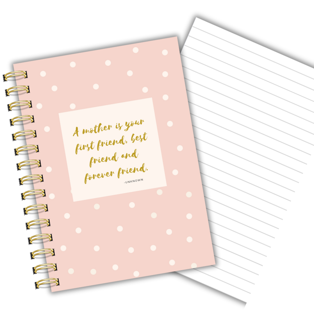 Lined Page Journal, Notebook, Gift For Mother, Mothers Day Gift