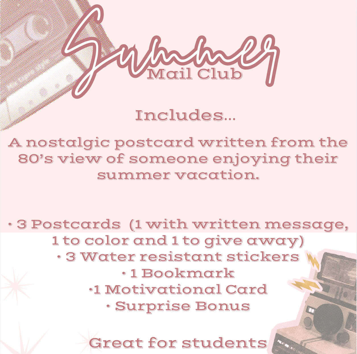 West Lara Lane Summer Mail Club
