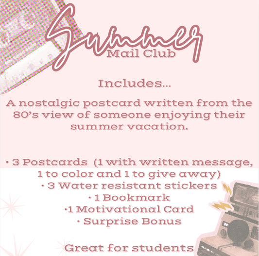 West Lara Lane Summer Mail Club