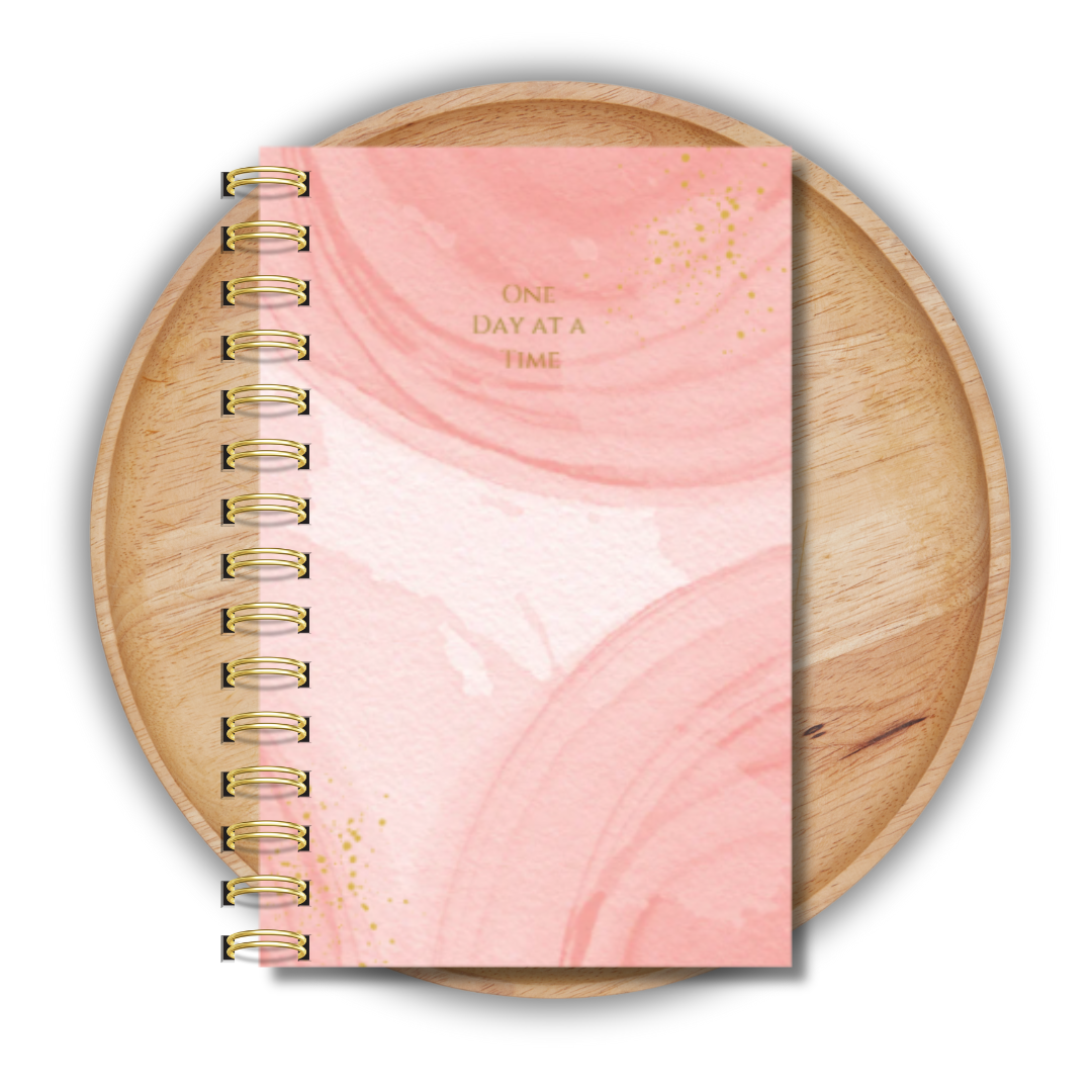Lined Page Journal, One Day At A Time Notebook